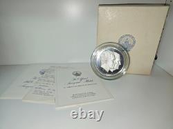 Sterling Silver FRANKLIN MINT 1973 Presidential Inaugural Medal 6.35ozt