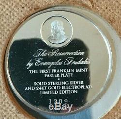 Sterling Silver Franklin Mint 1973 The Resurrection of Jesus Christ 10 troy oz