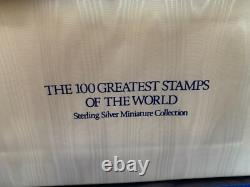 Sterling Silver Ingots 100 Greatest Stamps
