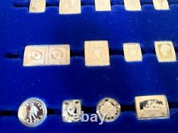 Sterling Silver Ingots 100 Greatest Stamps