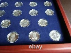 Sterling Silver RARE 1968 Franklin Mint PRESIDENT Collection COMPLETE
