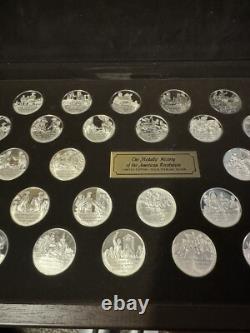 Sterling Silver The Medallic History of the American Revolution Franklin Mint