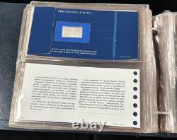 Sterling Silver World's Greatest Stamp Proofs Set of 26 in Album