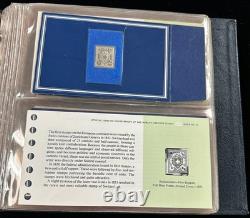 Sterling Silver World's Greatest Stamp Proofs Set of 26 in Album