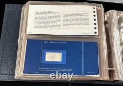 Sterling Silver World's Greatest Stamp Proofs Set of 26 in Album