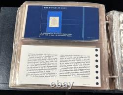Sterling Silver World's Greatest Stamp Proofs Set of 26 in Album