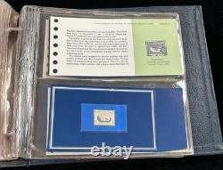 Sterling Silver World's Greatest Stamp Proofs Set of 26 in Album
