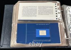Sterling Silver World's Greatest Stamp Proofs Set of 26 in Album