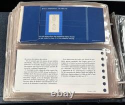 Sterling Silver World's Greatest Stamp Proofs Set of 26 in Album