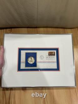 Surrender At Saratoga Sterling Silver Proof Franklin Mint Postmaster Framed