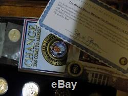 THE COMPLETE PRESIDENTIAL COIN COLLECTION & MORGAN SILVER DOLLAR WithPAPERWORK