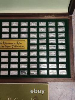 THE FRANKLIN MINT THE CENTENNIAL CAR MINI-INGOT 100pc COLLECTION 925 (DJ1027849)