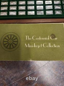 THE FRANKLIN MINT THE CENTENNIAL CAR MINI-INGOT 100pc COLLECTION 925 (DJ1027849)