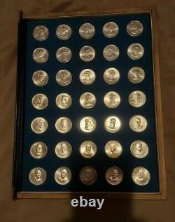 THE FRANKLIN MINT TREASURY of Presidential Commemorative Medals 35 PIECE SET