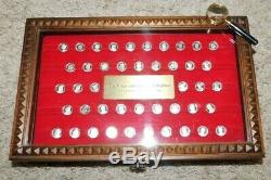 THE KINGS AND QUEENS OF ENGLAND Silver Mini Coin Collection. 925 Franklin Mint