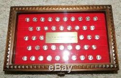 THE KINGS AND QUEENS OF ENGLAND Silver Mini Coin Collection. 925 Franklin Mint