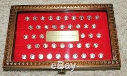 THE KINGS AND QUEENS OF ENGLAND Silver Mini Coin Collection. 925 Franklin Mint