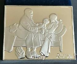 THE PATIENT Norman Rockwell's Fondest Memories. 925 Silver Ingot