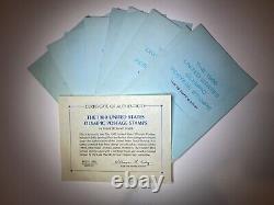 The 1980 United States Olympic Postage Stamps In Solid Sterling Silver
