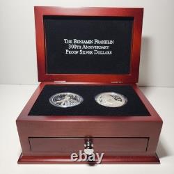 The Benjamin Franklin 300th Anniversary Proof Silver Dollars