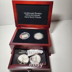 The Benjamin Franklin 300th Anniversary Proof Silver Dollars