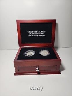 The Benjamin Franklin 300th Anniversary Proof Silver Dollars