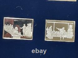 The Bill of Rights Sterling Silver Ingots for The Franklin Mint