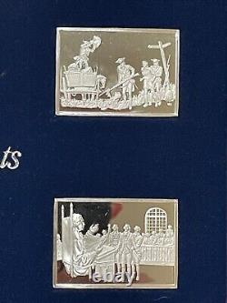 The Bill of Rights Sterling Silver Ingots for The Franklin Mint