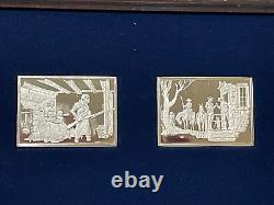 The Bill of Rights Sterling Silver Ingots for The Franklin Mint