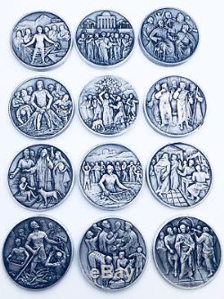 The Calling of the Apostles (LA CHIAMATA DEGLI APOSTOLI) Franklin Mint 12 Silver