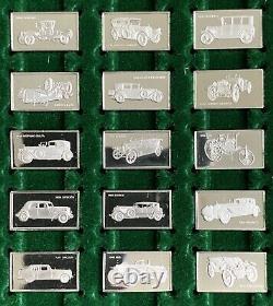 The Centennial Car Mini-Ingot Silver Collection Franklin Mint