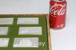 The Currier And Ives. 999 Silver Ingot Collection Franklin Mint Set Of 12 Ingots