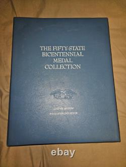 The Fifty State Bicentennial Silver Medal Collection Franklin Mint 48.17 ASW