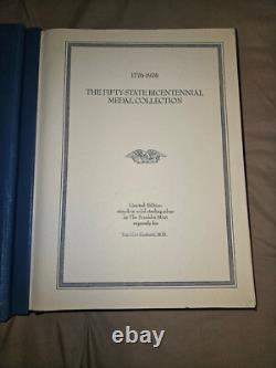 The Fifty State Bicentennial Silver Medal Collection Franklin Mint 48.17 ASW