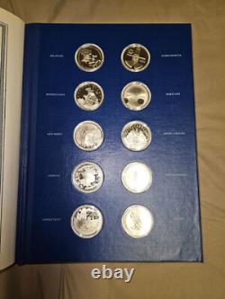 The Fifty State Bicentennial Silver Medal Collection Franklin Mint 48.17 ASW
