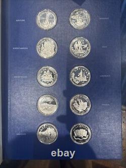 The Fifty State Bicentennial Silver Medal Collection Franklin Mint 48.17 ASW