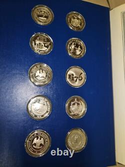 The Fifty State Bicentennial Silver Medal Collection Franklin Mint 48.17 ASW