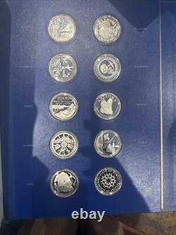The Fifty State Bicentennial Silver Medal Collection Franklin Mint 48.17 ASW