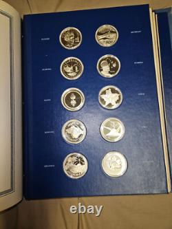 The Fifty State Bicentennial Silver Medal Collection Franklin Mint 48.17 ASW