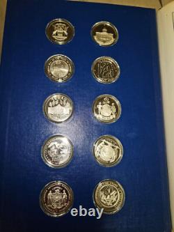 The Fifty State Bicentennial Silver Medal Collection Franklin Mint 48.17 ASW