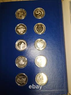 The Fifty State Bicentennial Silver Medal Collection Franklin Mint 48.17 ASW