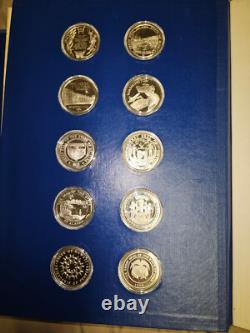 The Fifty State Bicentennial Silver Medal Collection Franklin Mint 48.17 ASW