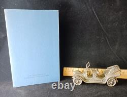 The Franklin Mint- 178g Sterling Silver-1911 Delaunay-Belleville Silver Car Mini