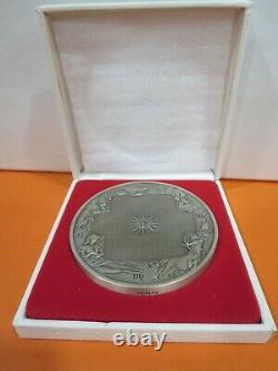 The Franklin Mint 1974 Calendar/ Art Medal 10 oz. Sterling Silver