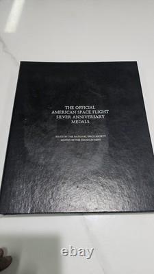 The Franklin Mint. 925 Official American Space Flight Silver Anniversar Medals