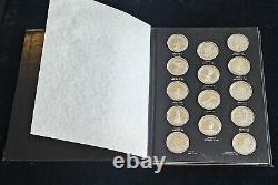 The Franklin Mint. 925 Official American Space Flight Silver Anniversary Medals