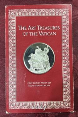 The Franklin Mint Art Treasures THE ENTOMBMENT Sterling Silver 1st Edition Medal