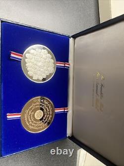 The Franklin Mint Bicentennial Medal Matched Proof Set/Limited Edition