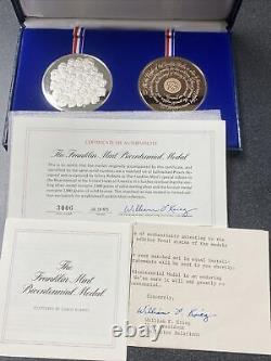The Franklin Mint Bicentennial Medal Matched Proof Set/Limited Edition