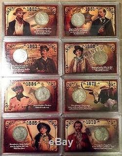 The Franklin Mint Chronicles Of The Wild West Complete Set All 15 Holders